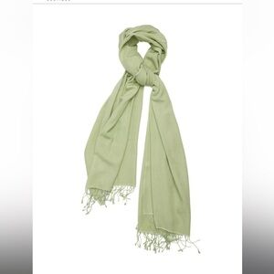 Pashmina Sea Foam Green Scarf
